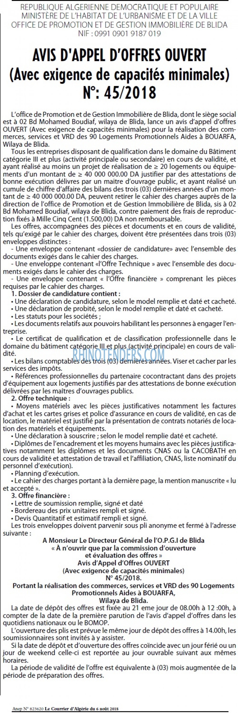 Le Courrier d'Algerie