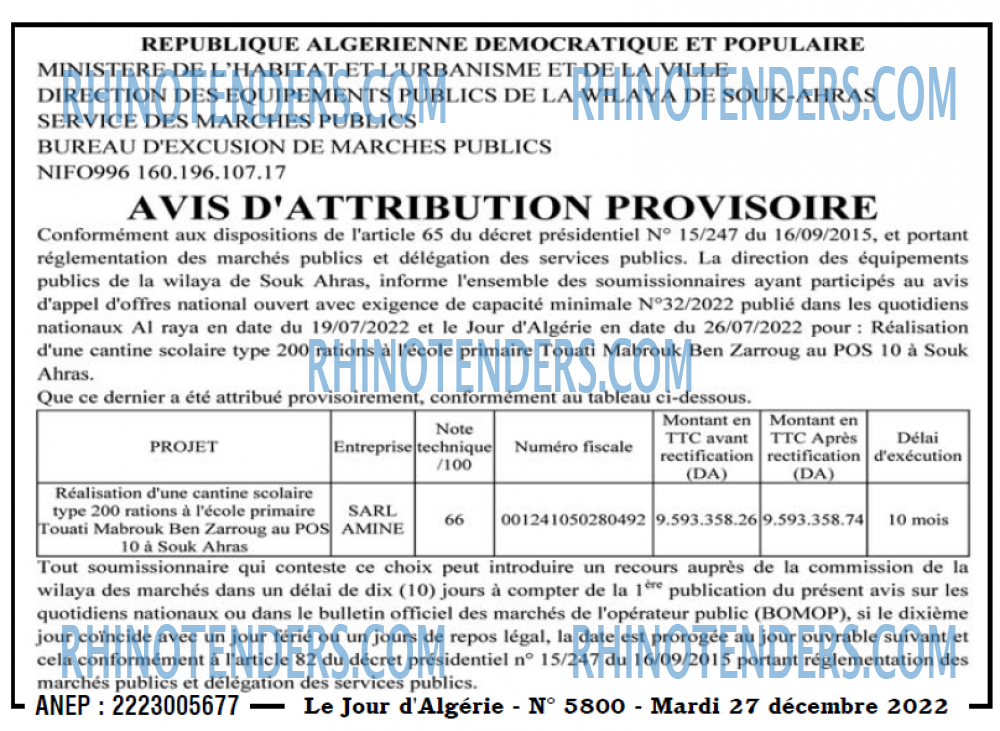 Le Jour d'Algérie
