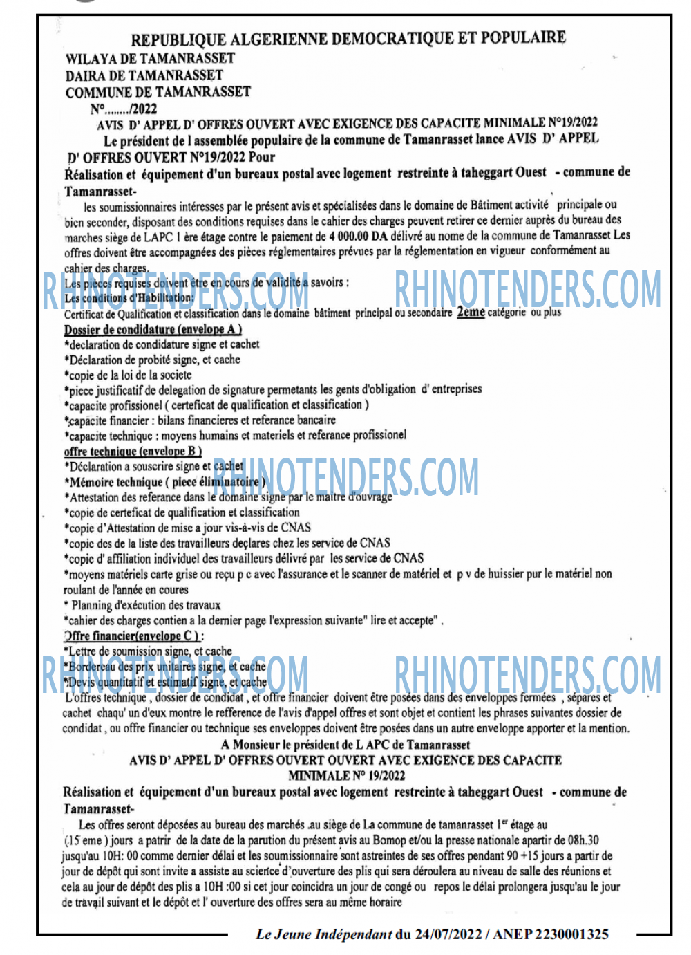 Jeune Independant