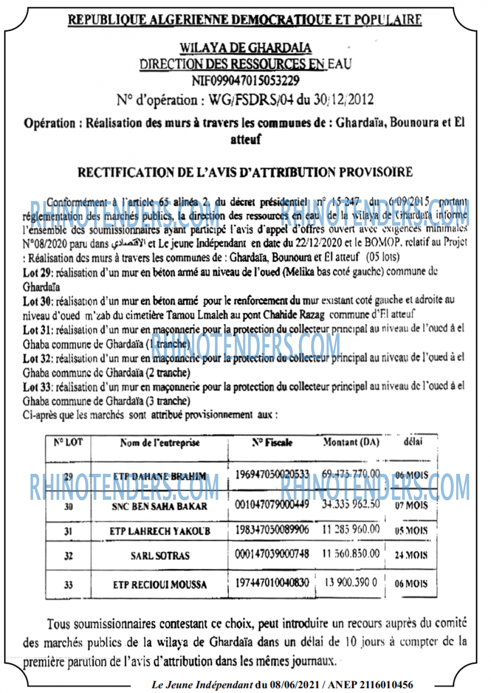 Jeune Independant