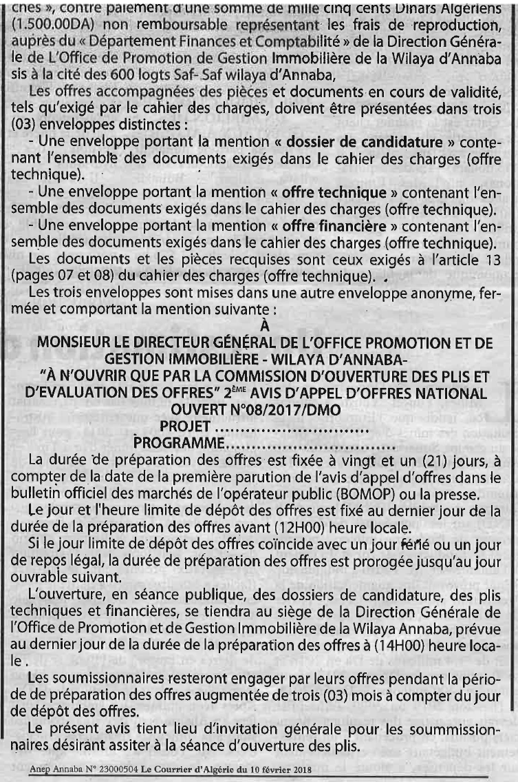 Le Courrier d'Algerie