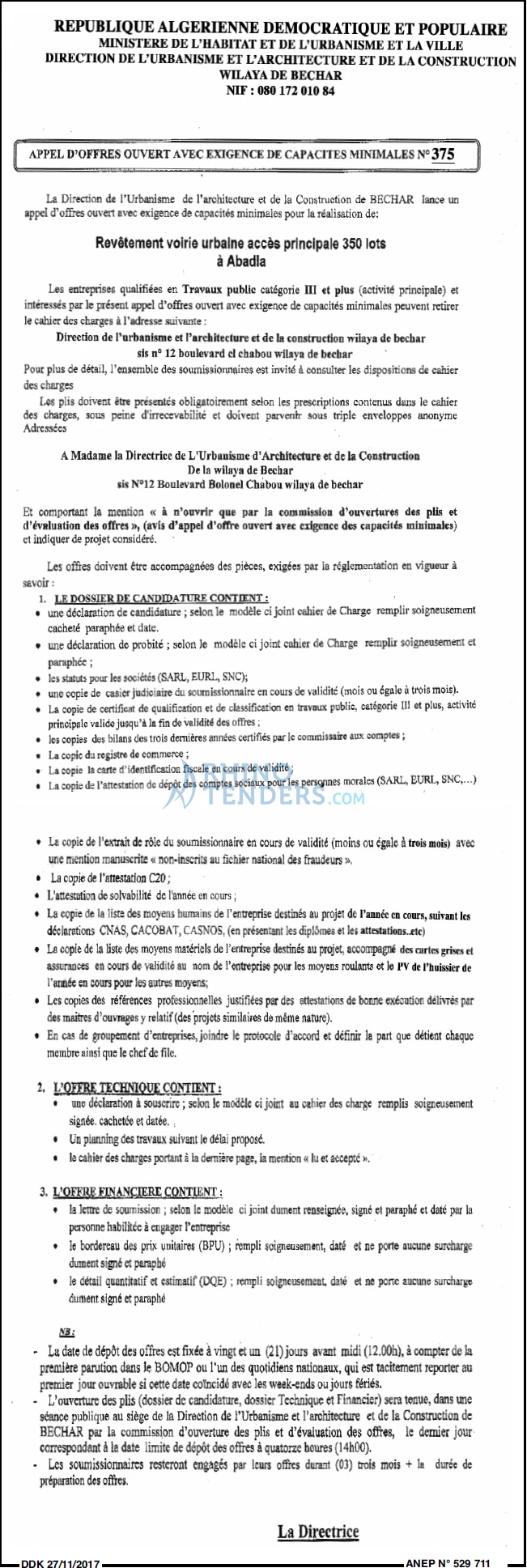 LA DEPECHE DE KABYLIE