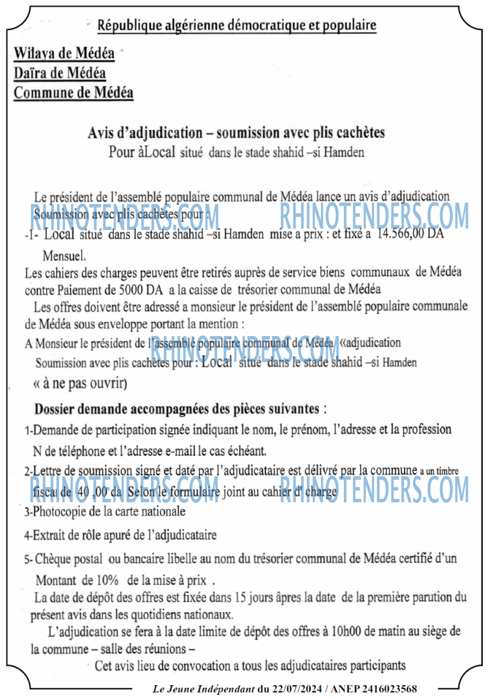 Le jeune indépendant