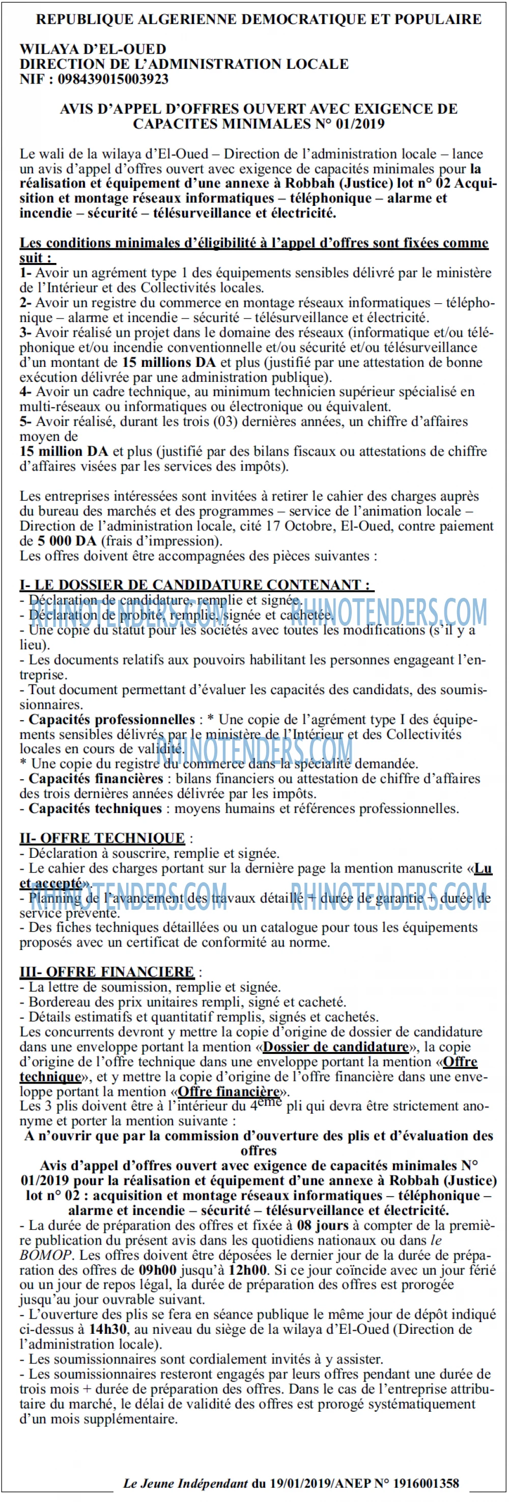 Le jeune indépendant