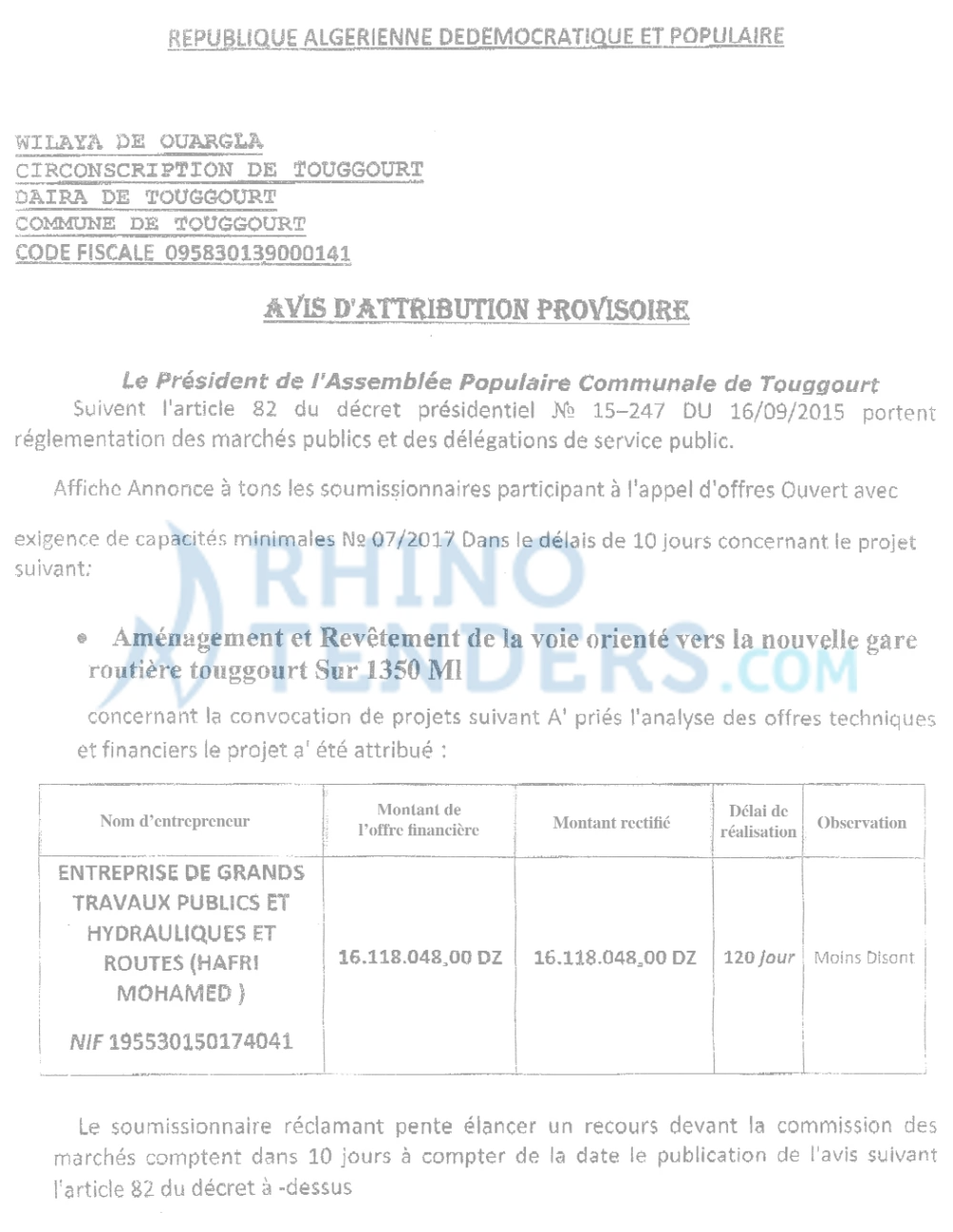 LA DEPECHE DE KABYLIE