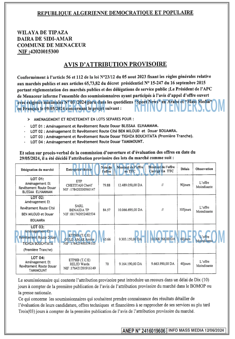 Infos Mass Media