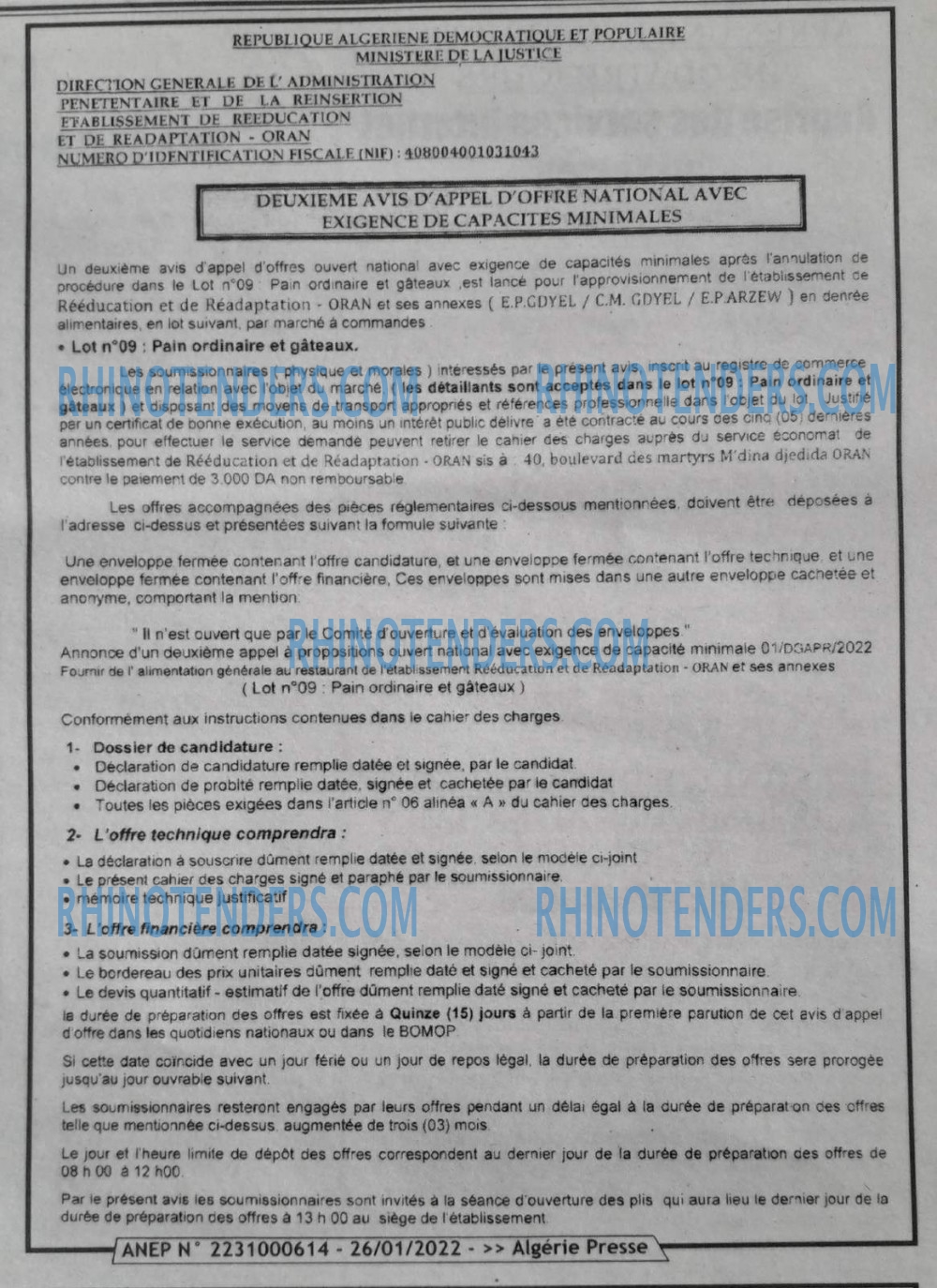 ALGERIE PRESSE