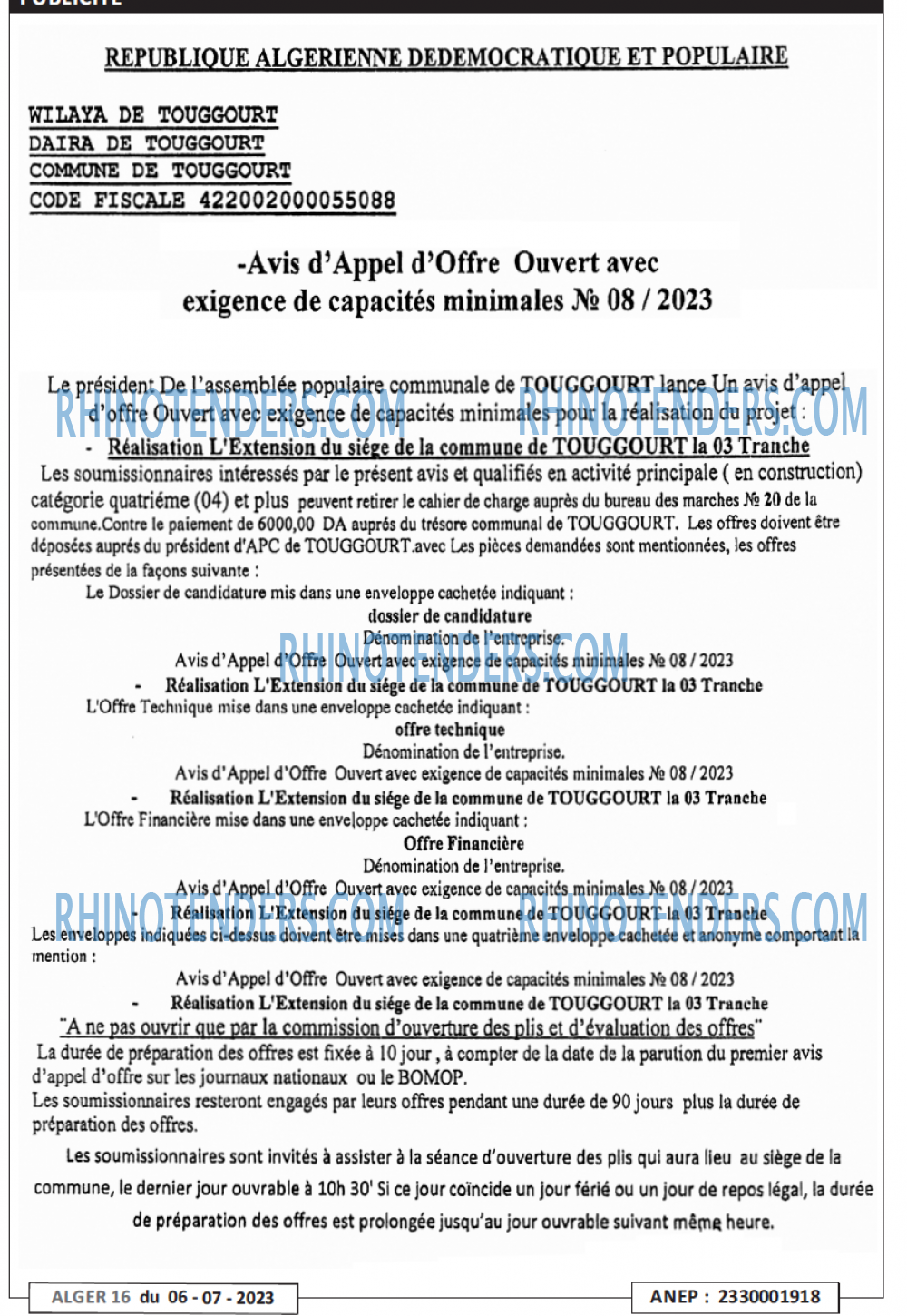 ALGER 16