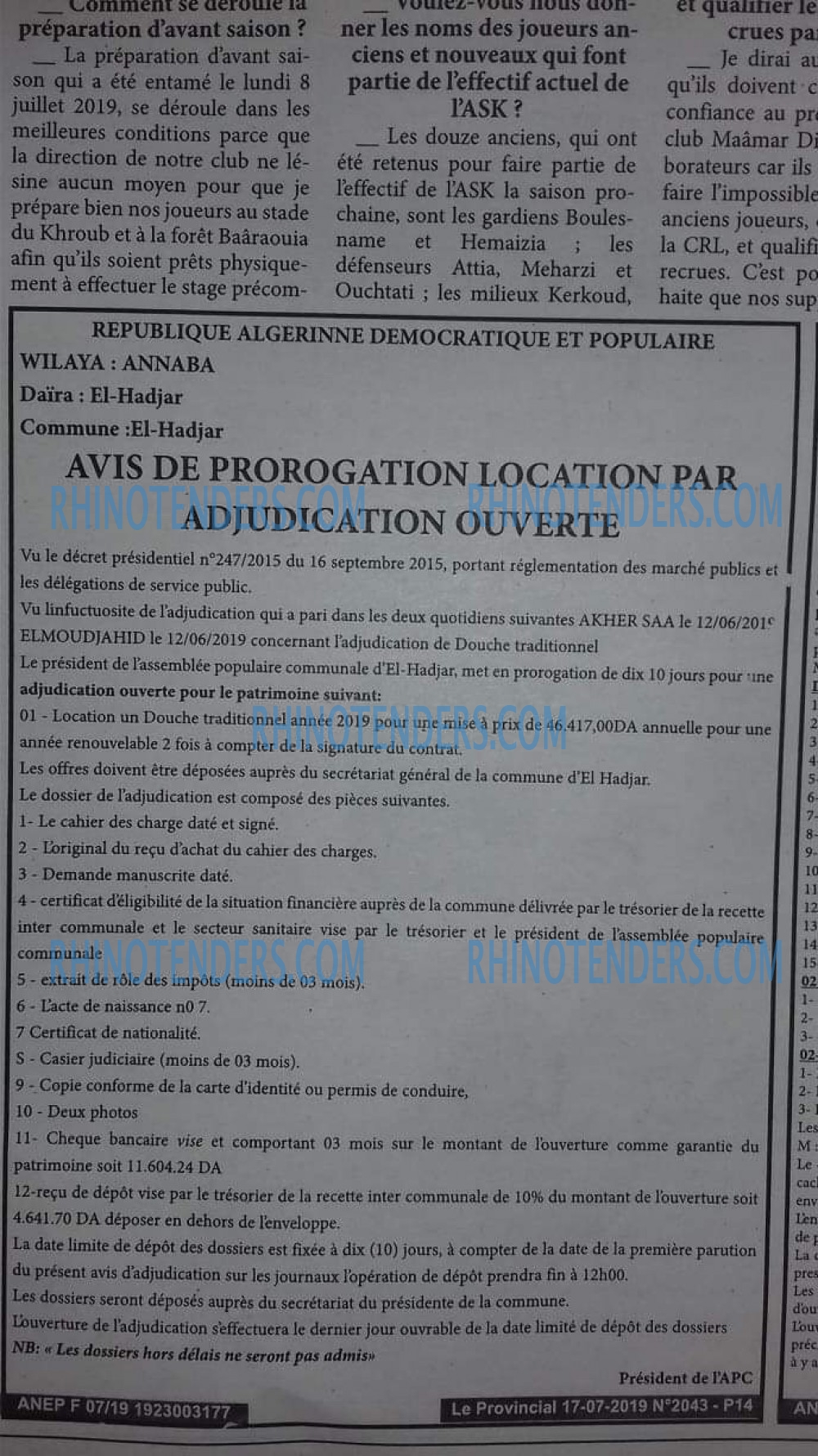 LE PROVINCIAL