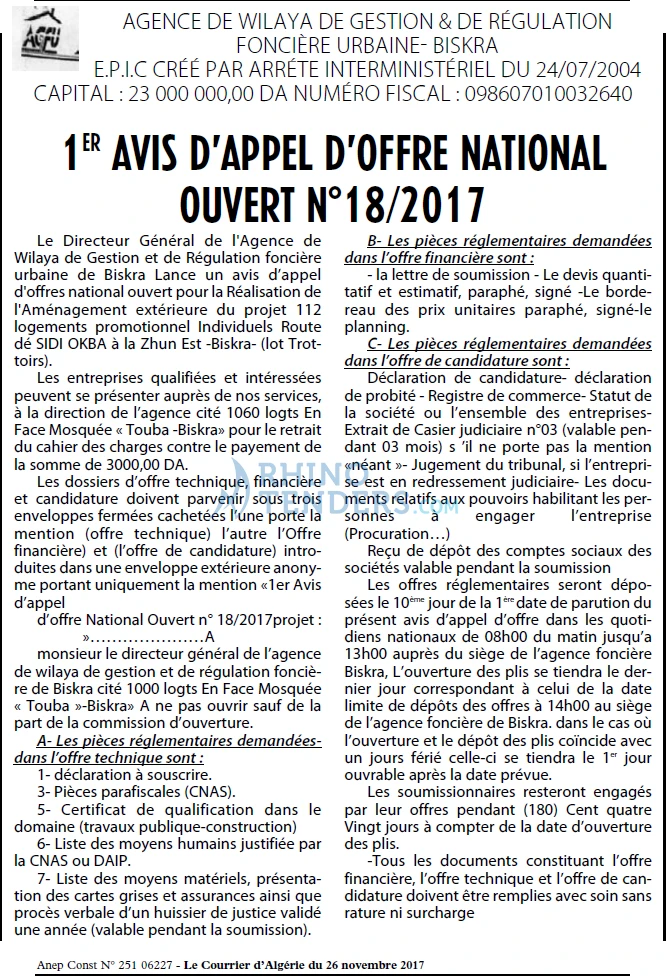 Le Courrier d'Algerie