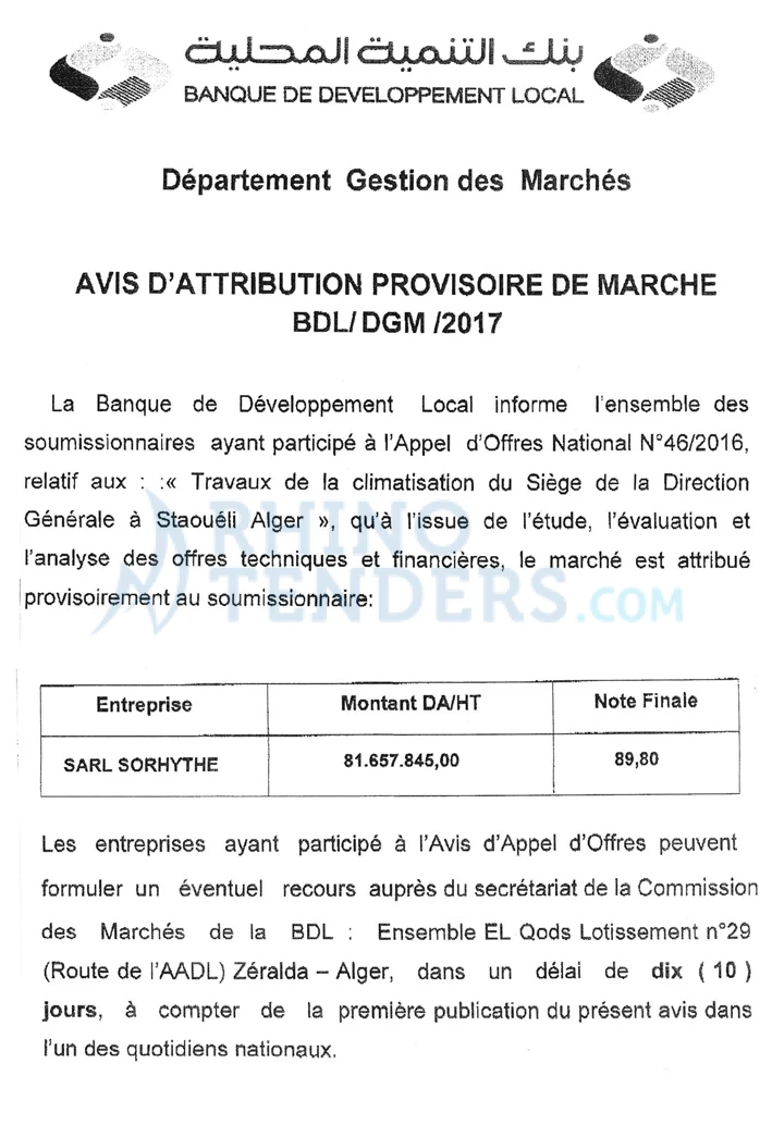 LE SOIR D'ALGERIE