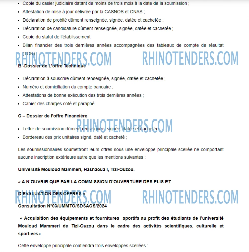 Rhinotenders