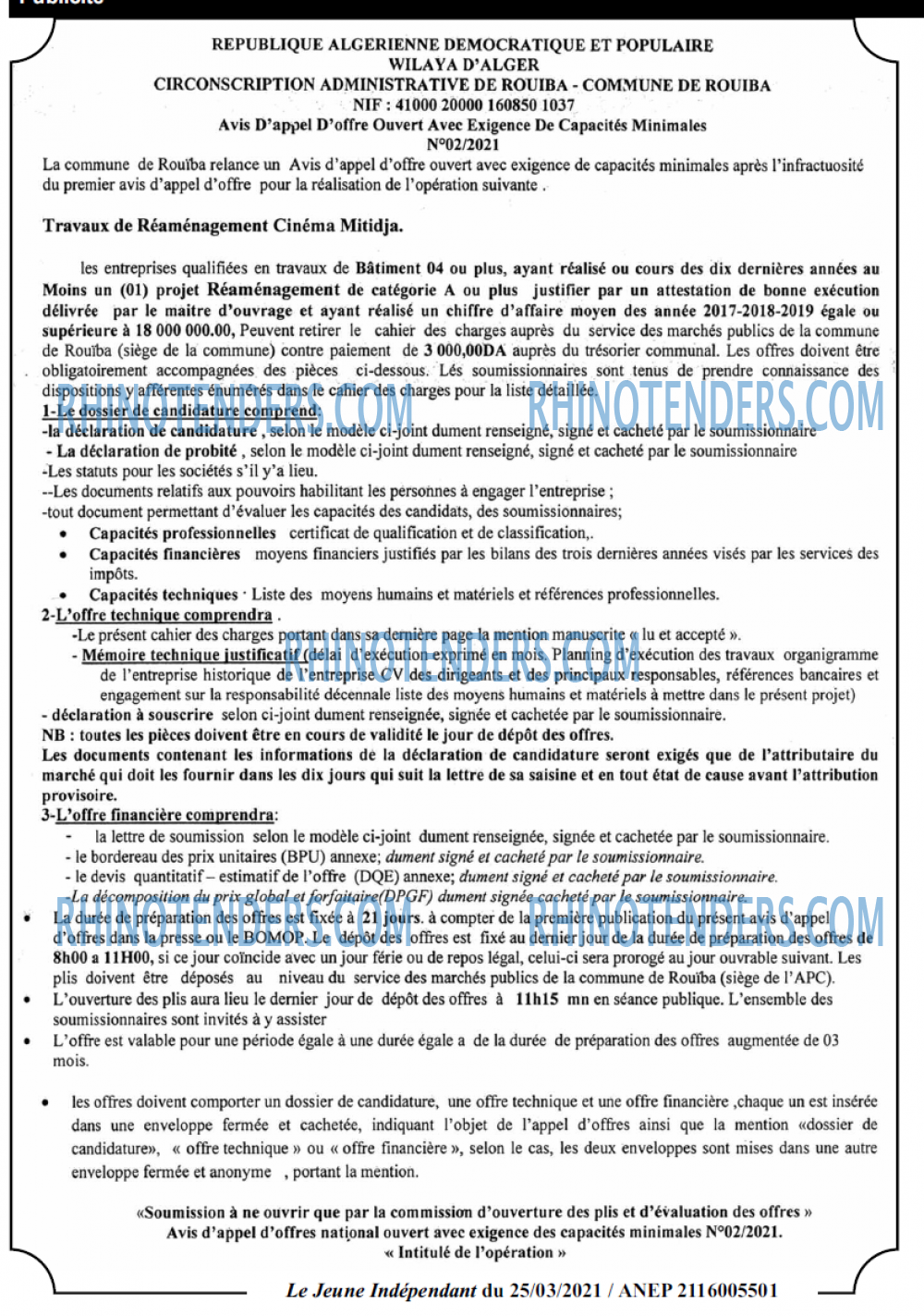 Jeune Independant