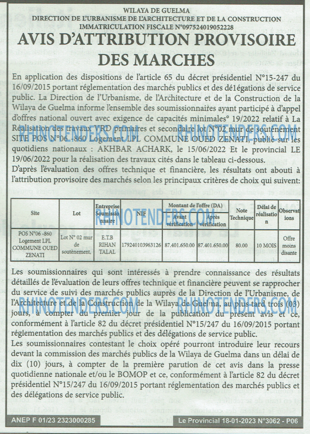 LE PROVINCIAL
