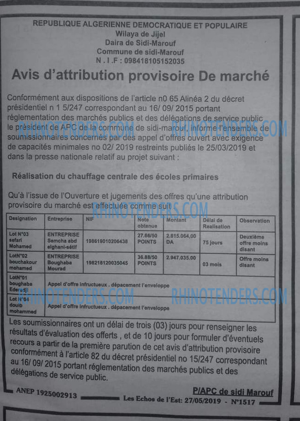 Les Echos de l'Est