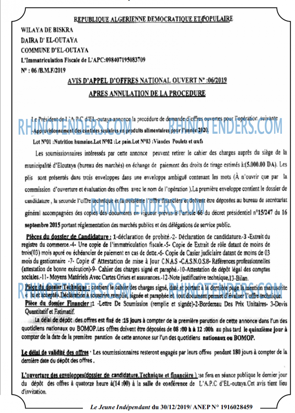 Jeune Independant