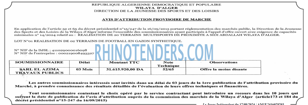 Le jeune indépendant