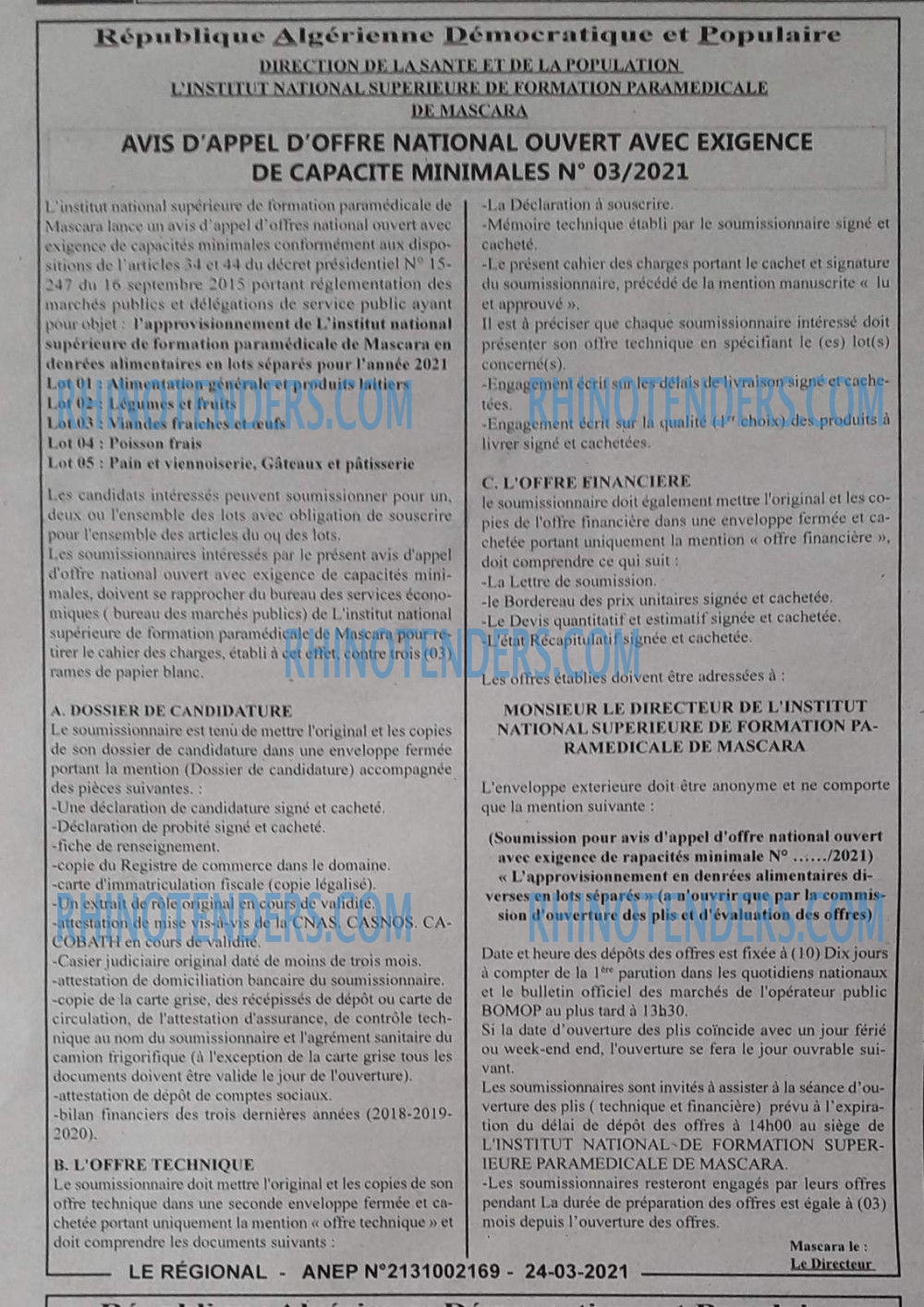 LE REGIONAL