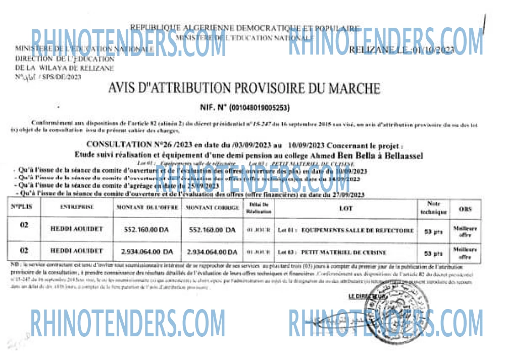 Rhinotenders