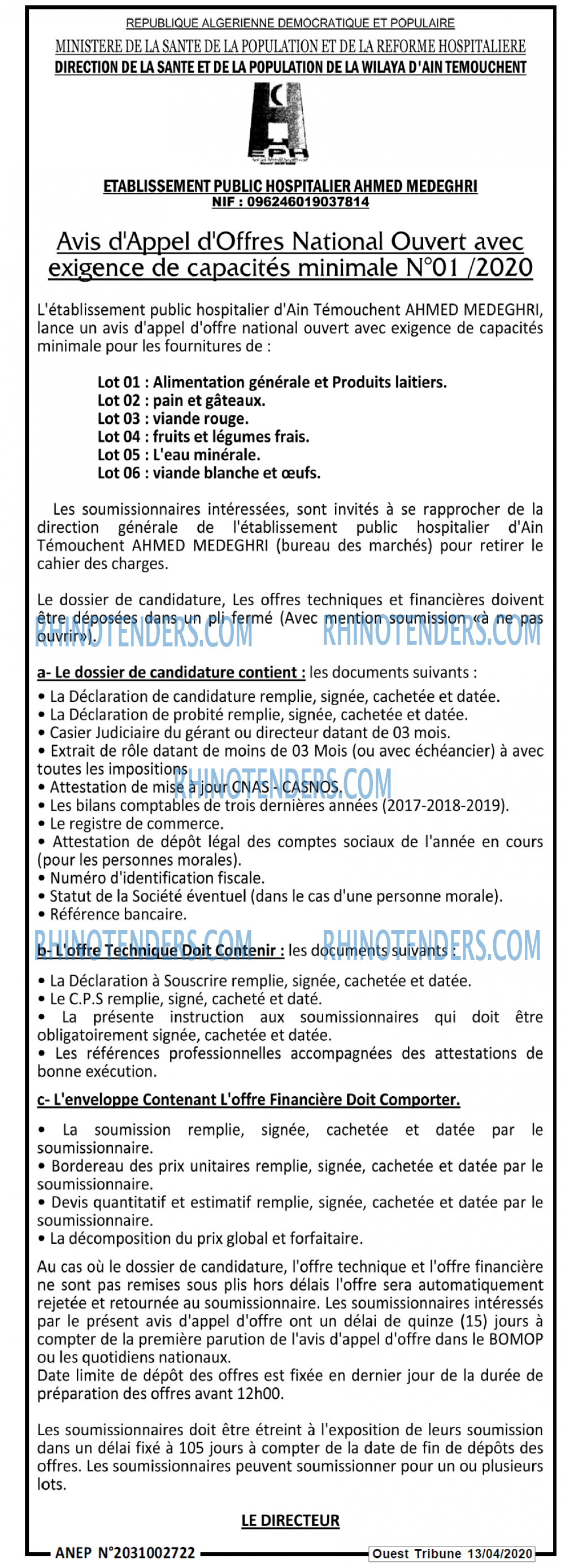 ouest TRIBUNE