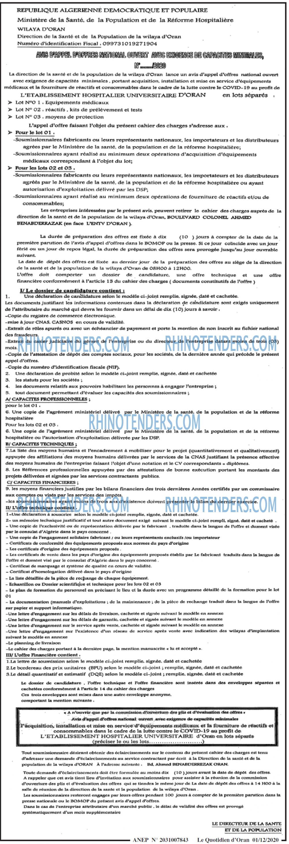 Le Quotidien d'Oran