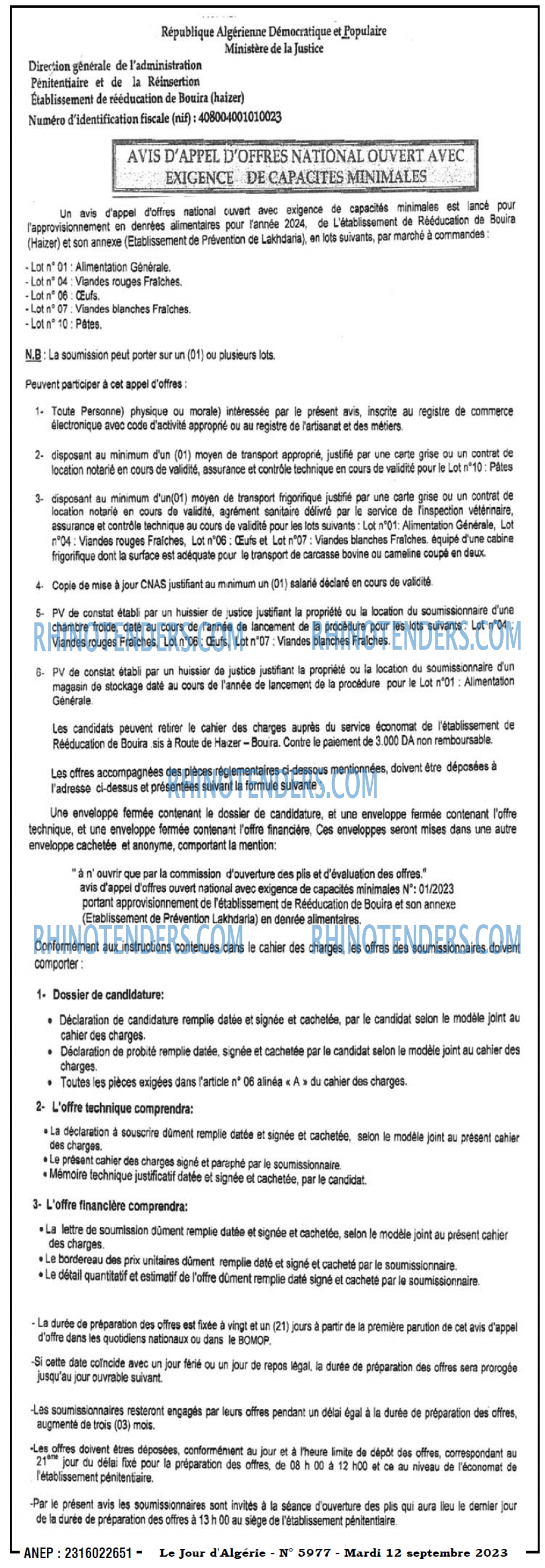 Le Jour d'Algérie