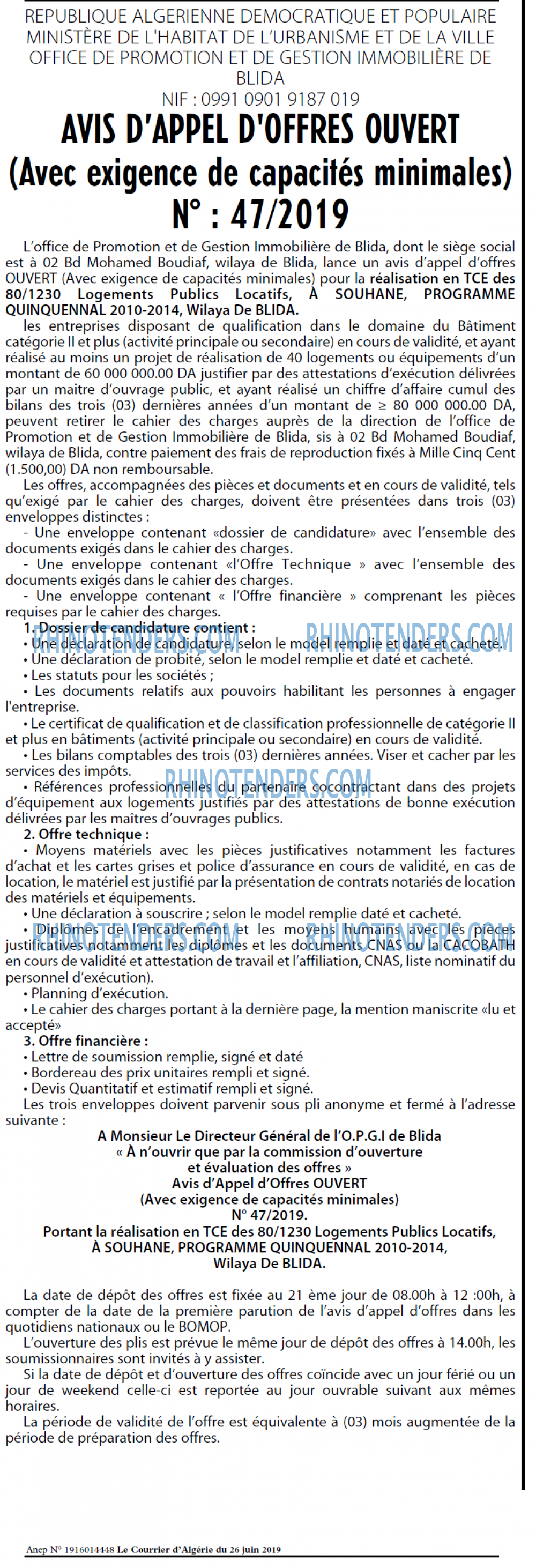 Le Courrier d'Algerie