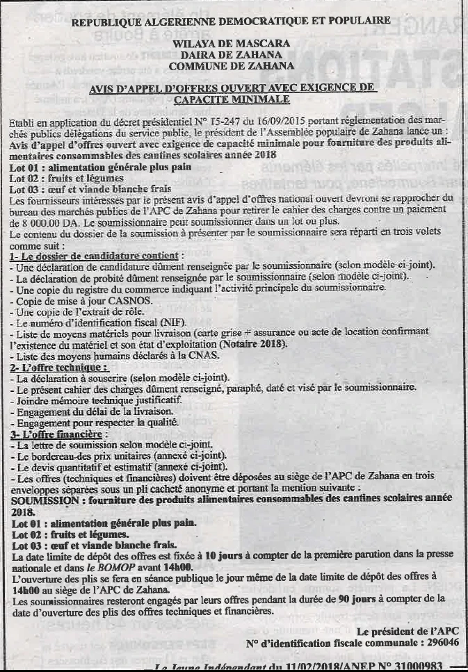 Le jeune indépendant