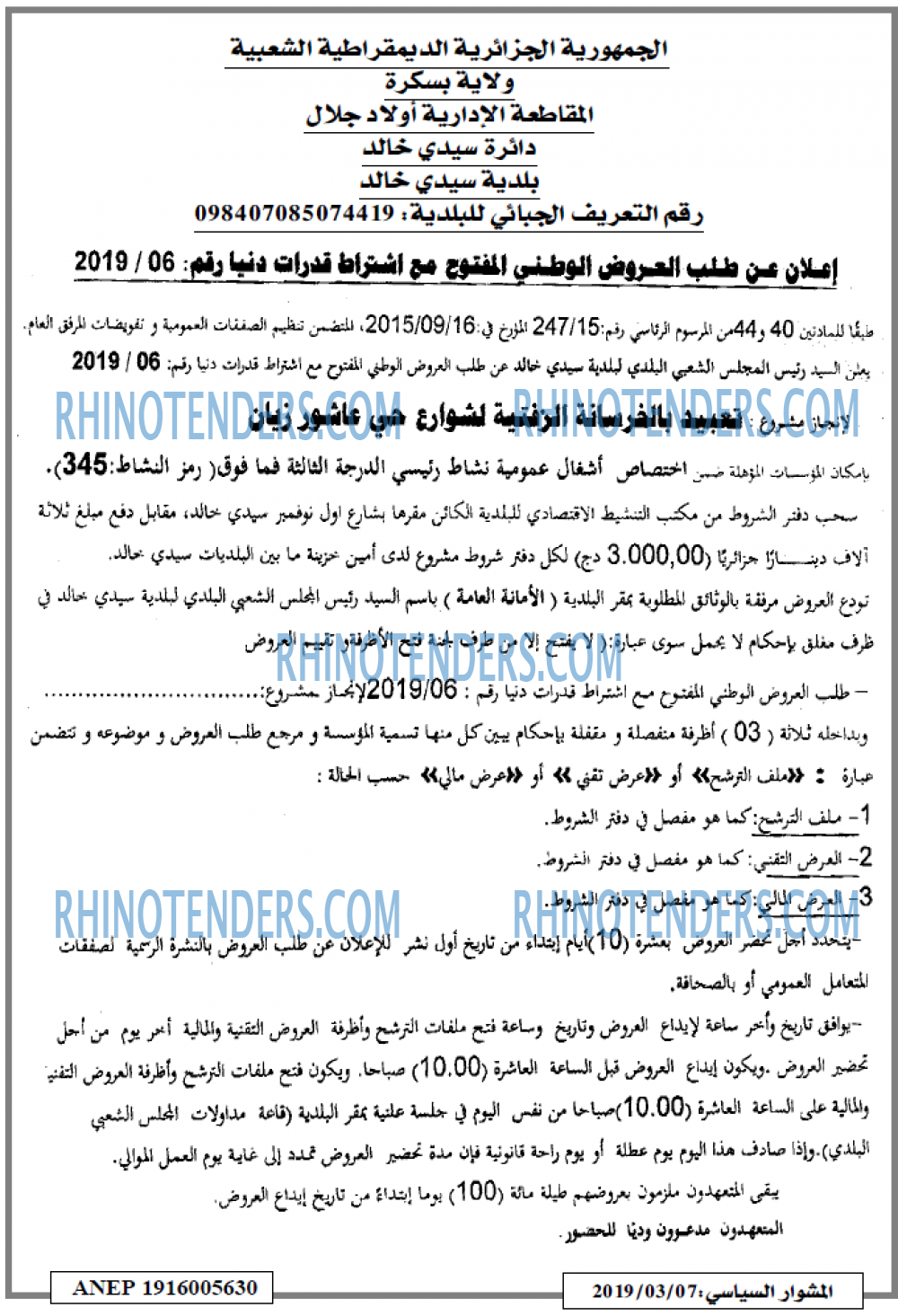 المشوار السياسي