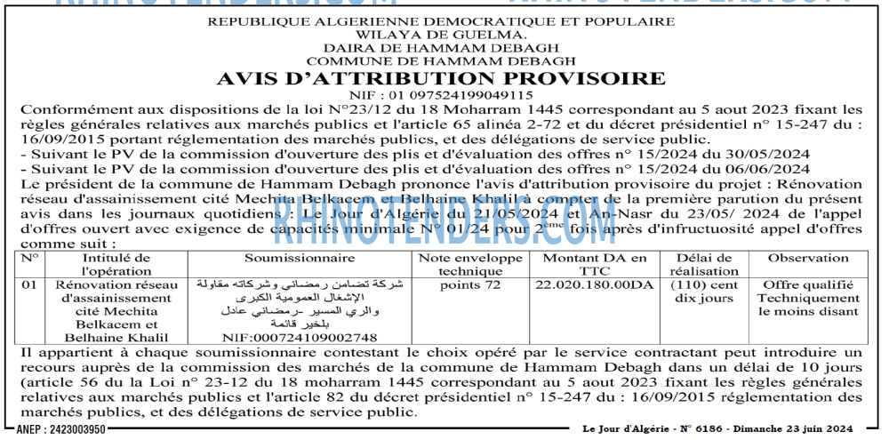 Le Jour d'Algérie