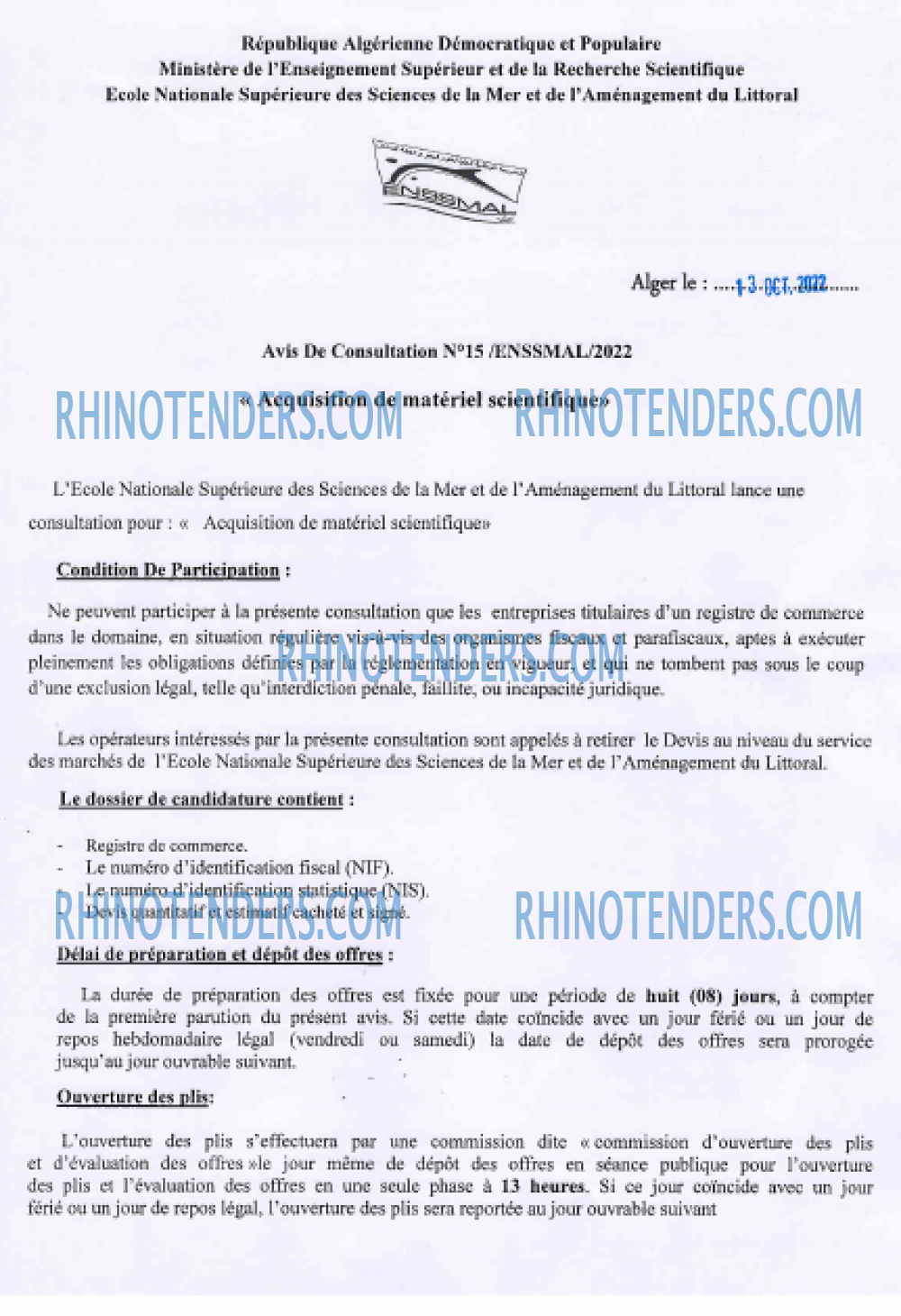 Rhinotenders