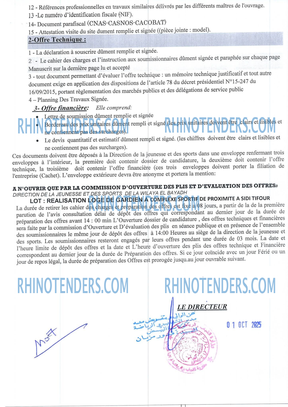 Rhinotenders