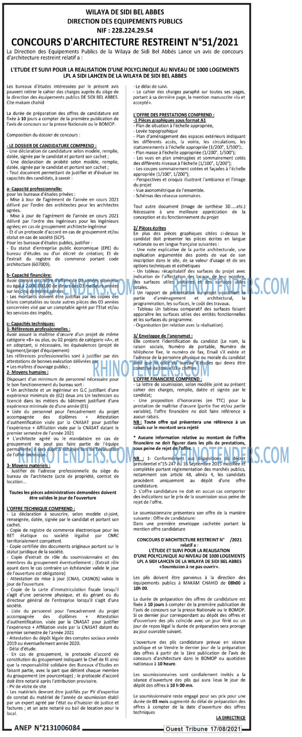 ouest TRIBUNE