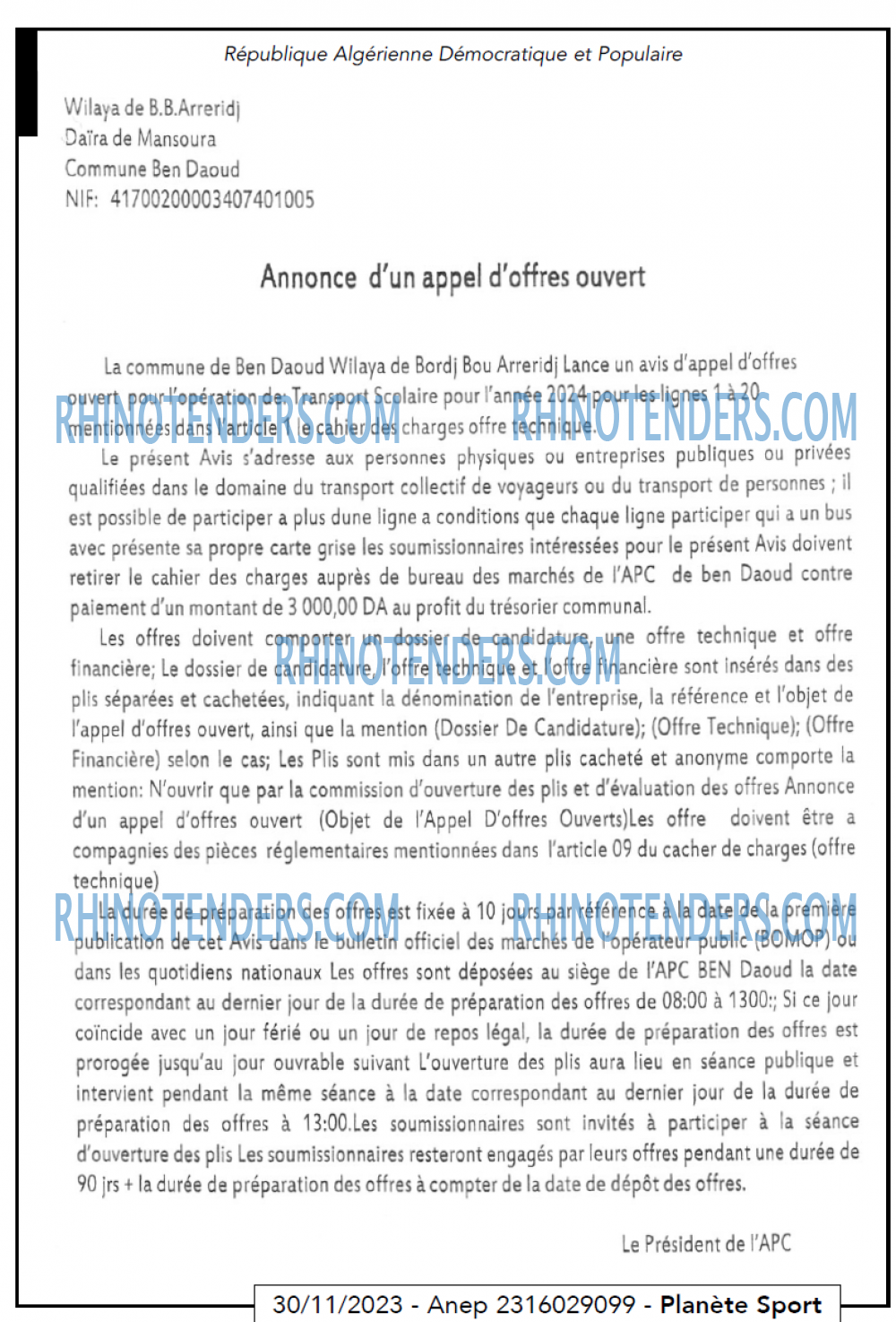 PLANETE SPORT