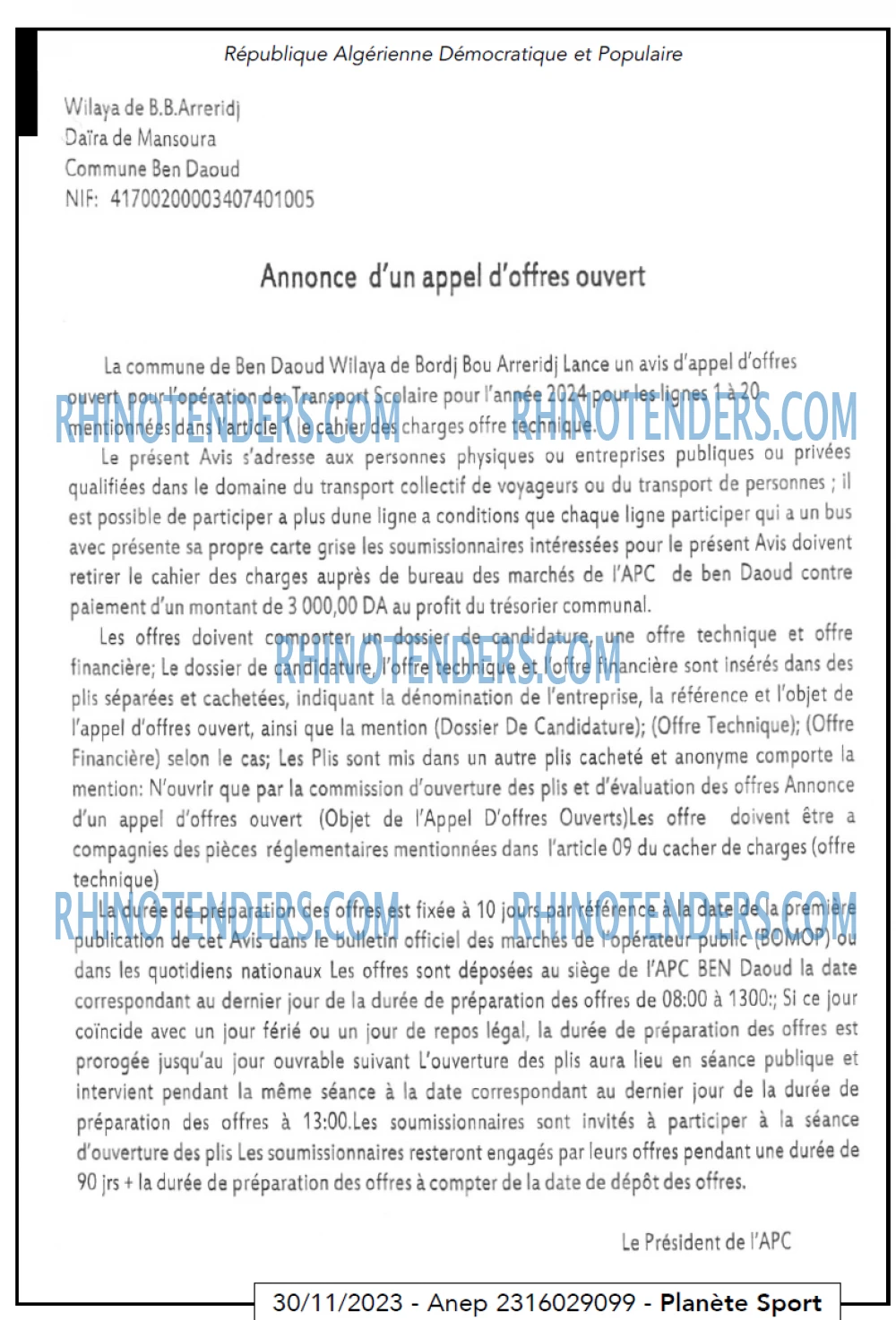 PLANETE SPORT