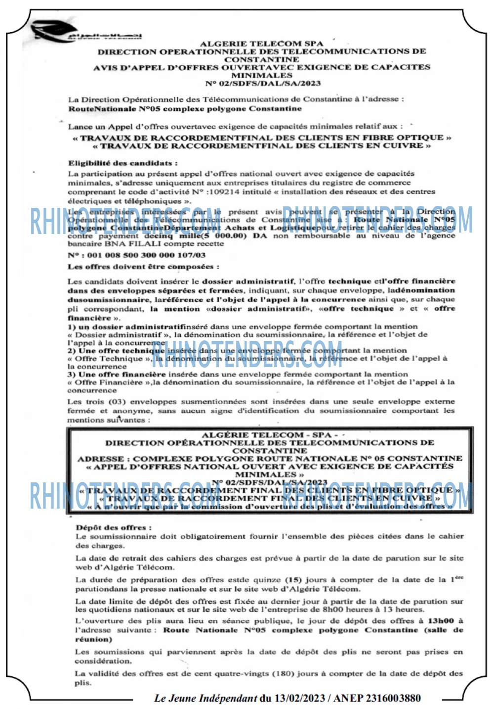 Le jeune indépendant