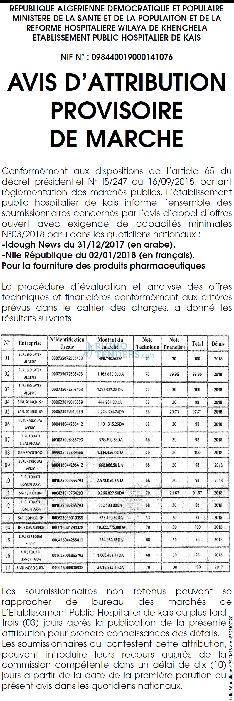 NOUVELLE REPUBLIQUE