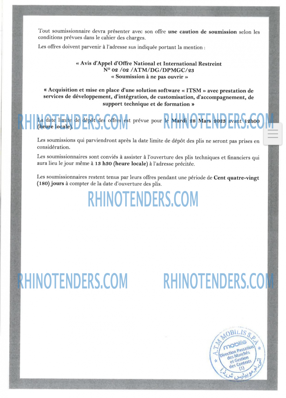 Rhinotenders