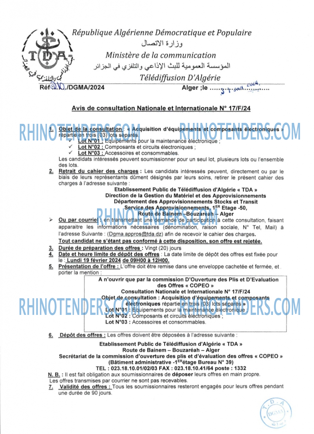 Rhinotenders