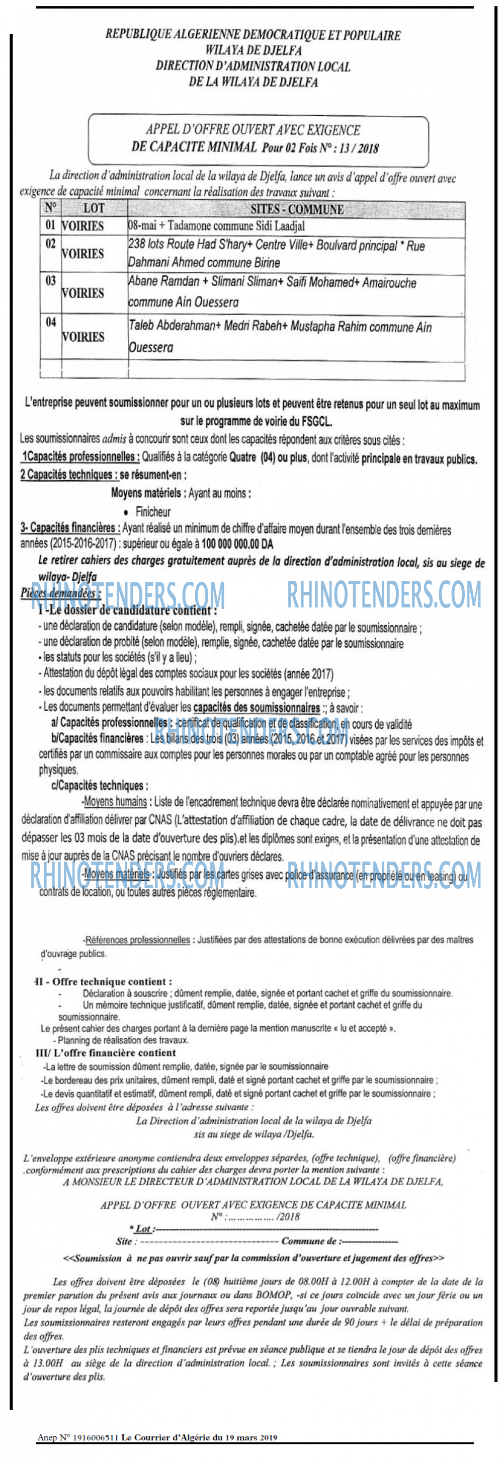 Le Courrier d'Algerie