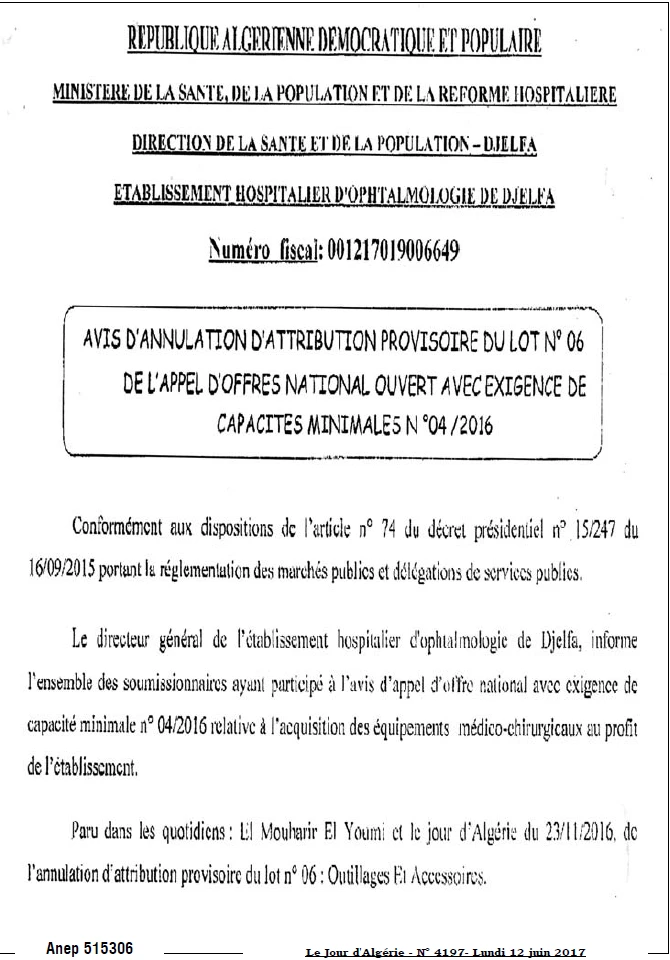Le Jour d'Algérie