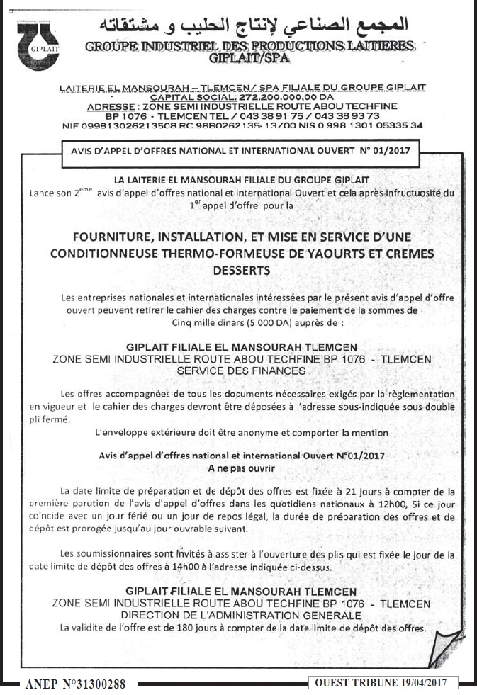 ouest TRIBUNE