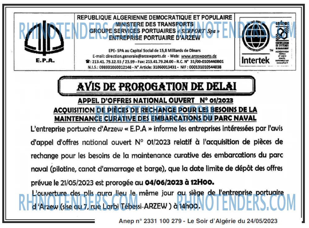 LE SOIR D'ALGERIE