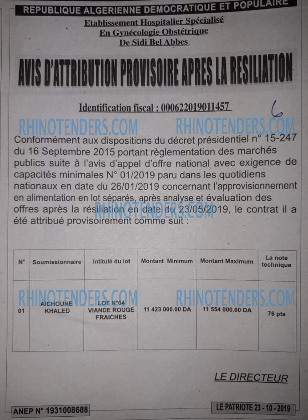 LE PATRIOTE