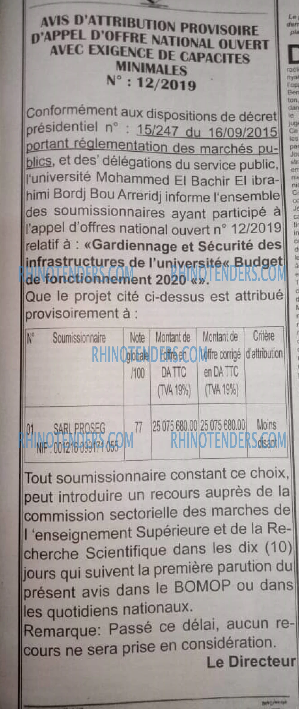 Les Echos de l'Est