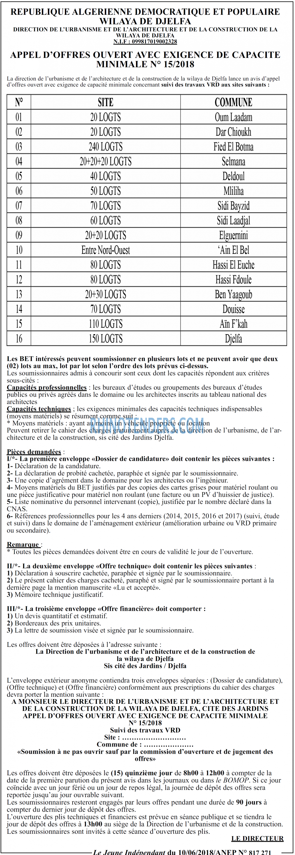 Jeune Independant