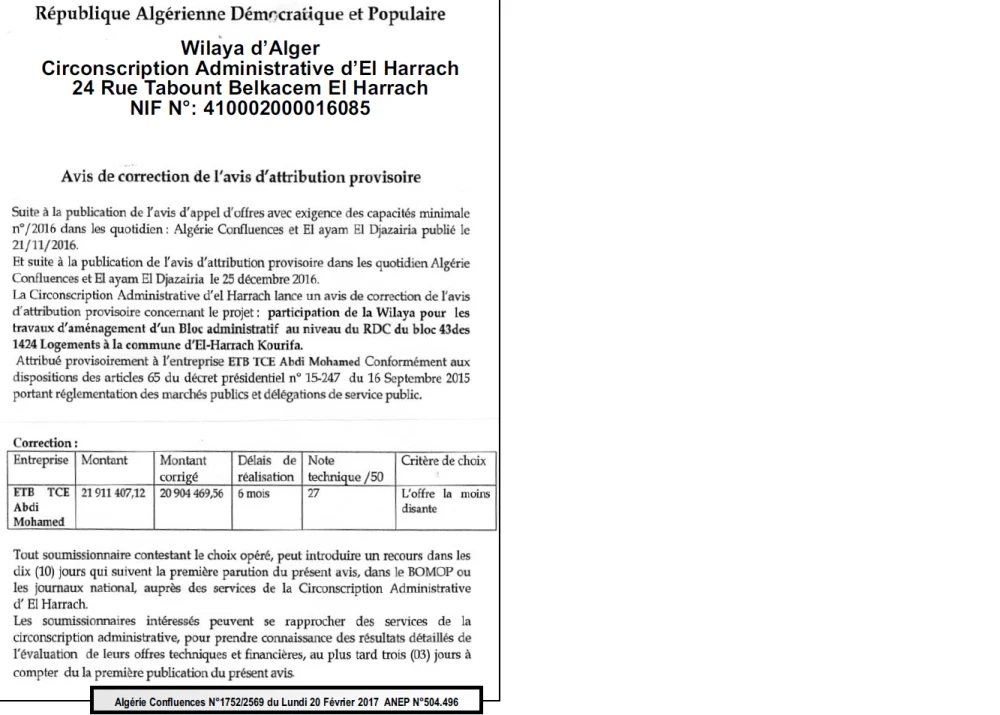 Algerie Confluence