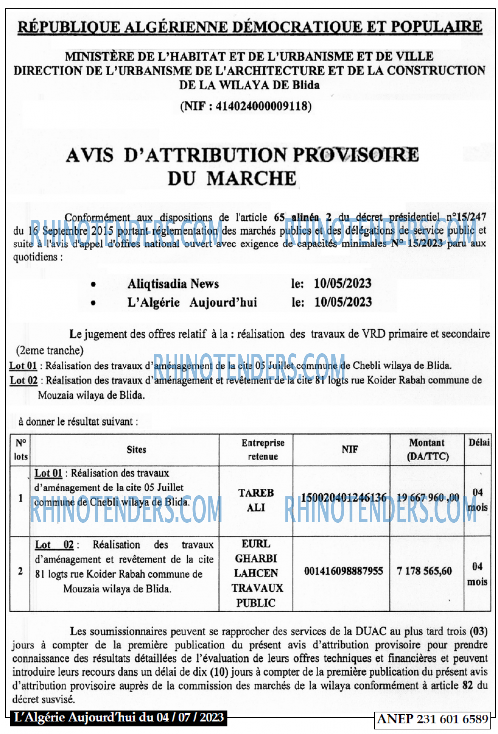 Aujourd'hui