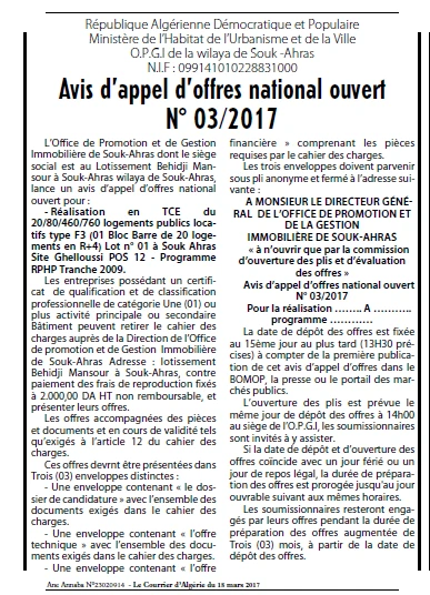 Le Courrier d'Algerie