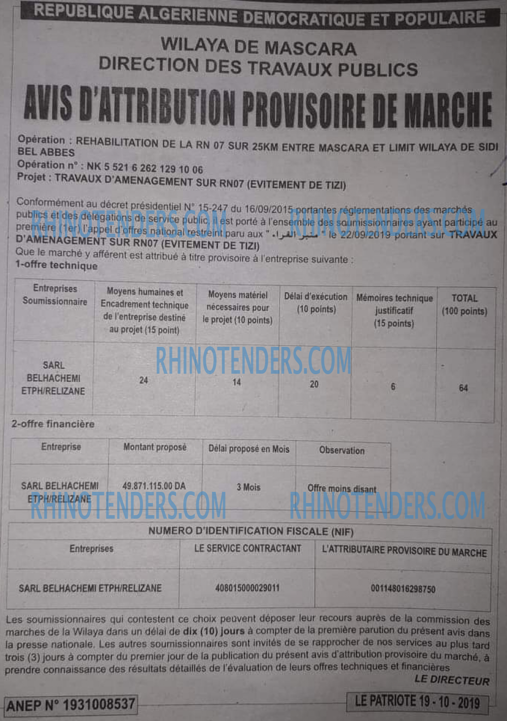 LE PATRIOTE